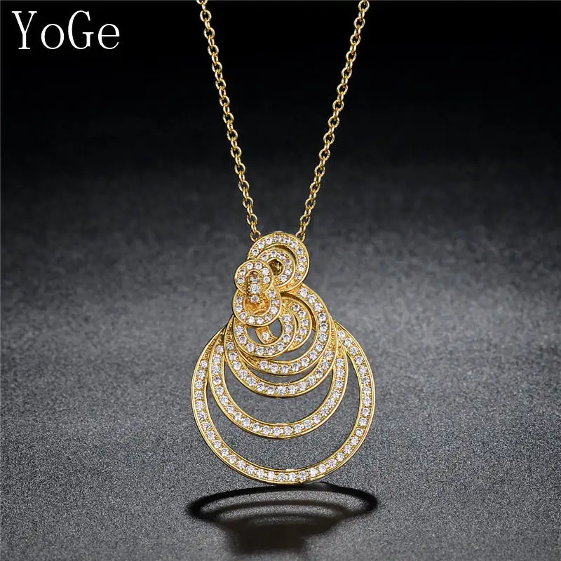 YoGe statement Jewellery, P9784 Fashion AAA CZ Fashion three color Composite type Stereoscopic women's necklaces
YoGe statement Jewellery, P9784 Fashion AAA CZ Fashion three color Composite type Stereoscopic women's necklaces