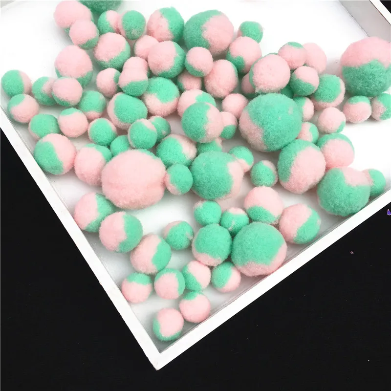 15mm to 30mm 20g Multi Siz Gradient Dual Color Pompom Fur Craft DIY Soft Pom Poms Wedding Decoration/Sewing On Cloth Accessories
15mm to 30mm 20g Multi Siz Gradient Dual Color Pompom Fur Craft DIY Soft Pom Poms Wedding Decoration/Sewing On Cloth Accessories