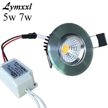 Silver Shell Led Ceiling Downlight Dimmable 5w 7w Led Recessed Spot light Lamp AC110V 220V or 12V indoor Led Cabinet Lamp Light
Silver Shell Led Ceiling Downlight Dimmable 5w 7w Led Recessed Spot light Lamp AC110V 220V or 12V indoor Led Cabinet Lamp Light