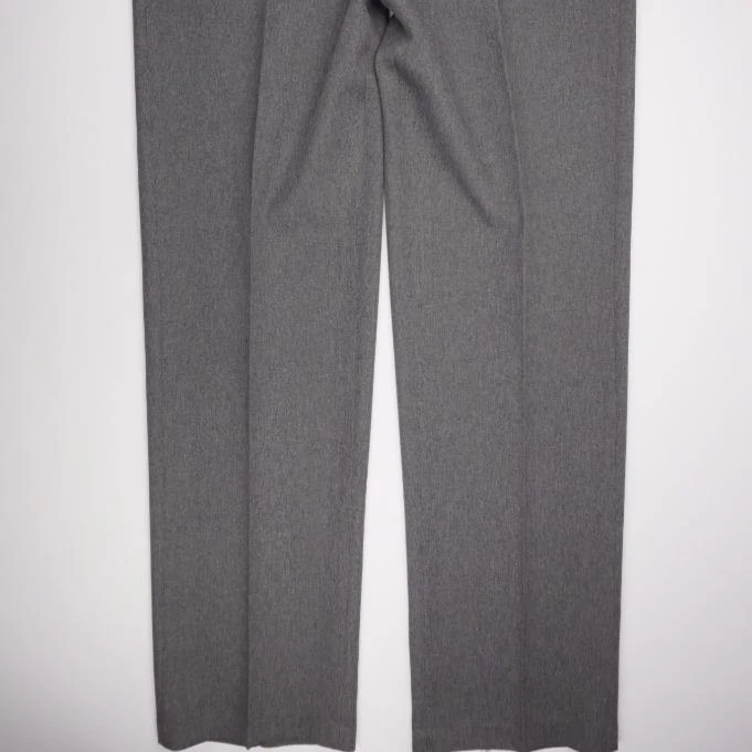 LEVIS ACTION SLACKS Flat Front Career Dress Pants Grey Mens 36x32 (1)