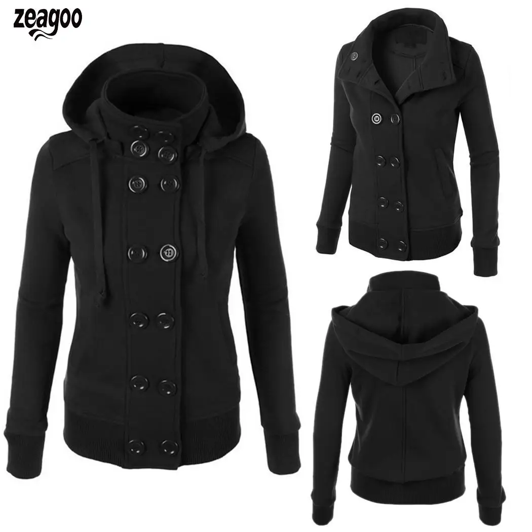 Women Warm Casual Hooded Long Sleeve Solid Button Autumn, Winter Casual, Street, Outdoor, etc Coat Outwear
Women Warm Casual Hooded Long Sleeve Solid Button Autumn, Winter Casual, Street, Outdoor, etc Coat Outwear
