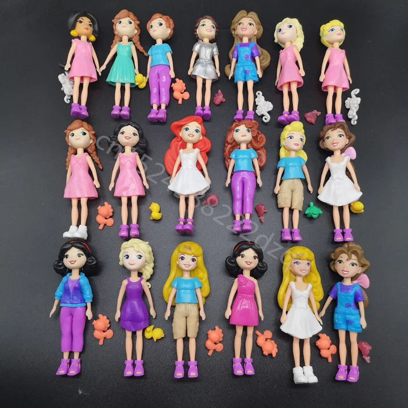 3pcs Different, Anna, aisha, long hair princess Snow White princess Cinderella polly pocket doll toy
3pcs Different, Anna, aisha, long hair princess Snow White princess Cinderella polly pocket doll toy