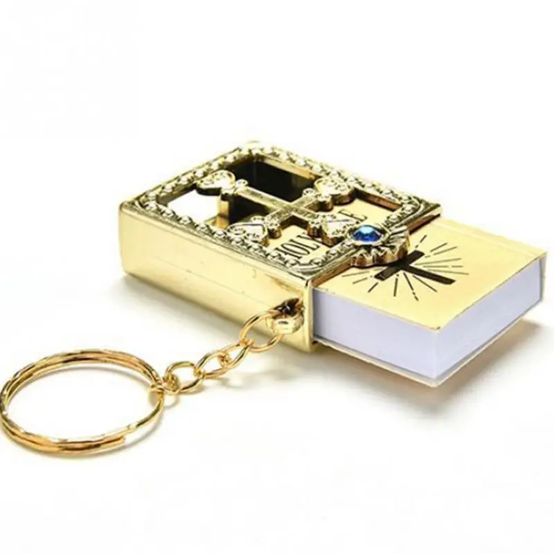 Fashion Mini Holy Bible Miniature Paper Spiritual Christian Jesus Keychain Keyring
Fashion Mini Holy Bible Miniature Paper Spiritual Christian Jesus Keychain Keyring