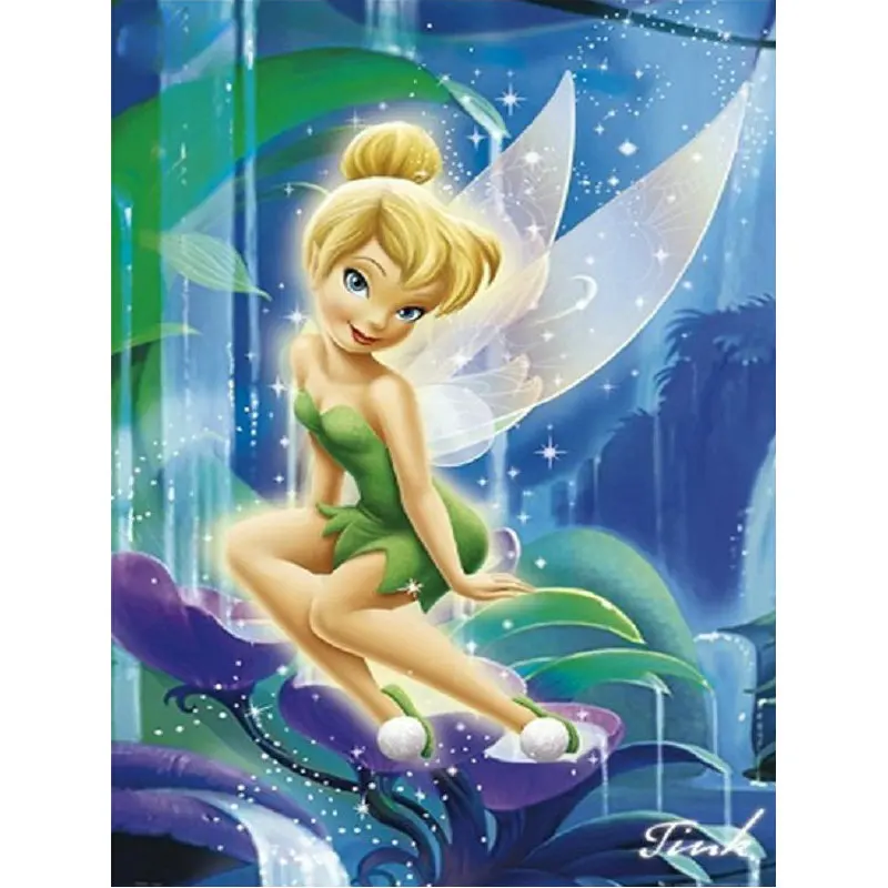 DIY 5D Diamond embroidery stitch rhinestone Mosaic Tinker Bell full Square drill diamond painting Disney needlework Home Decor
DIY 5D Diamond embroidery stitch rhinestone Mosaic Tinker Bell full Square drill diamond painting Disney needlework Home Decor