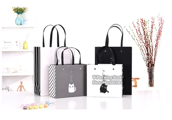 Cat pattern Candy gift Bag with handle,Wedding Gift Bag Kraft Paper Gift Box Chocolate Cookies shopping Bag 50pcs/lot
Cat pattern Candy gift Bag with handle,Wedding Gift Bag Kraft Paper Gift Box Chocolate Cookies shopping Bag 50pcs/lot