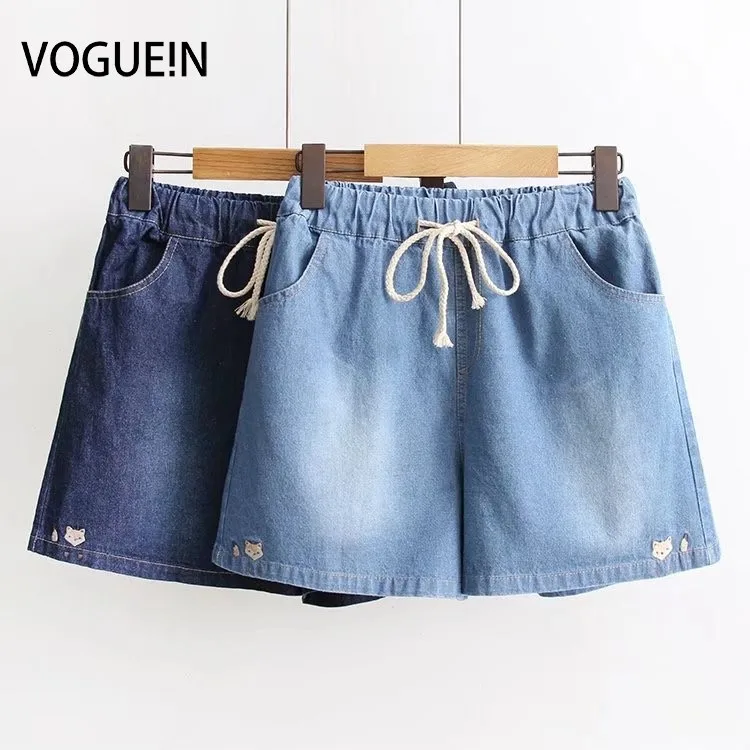 VOGUEIN New Womens Fox Embroidered Drawstring Pockets Denim Jeans Short Pants Shorts Size SML Wholesale
VOGUEIN New Womens Fox Embroidered Drawstring Pockets Denim Jeans Short Pants Shorts Size SML Wholesale