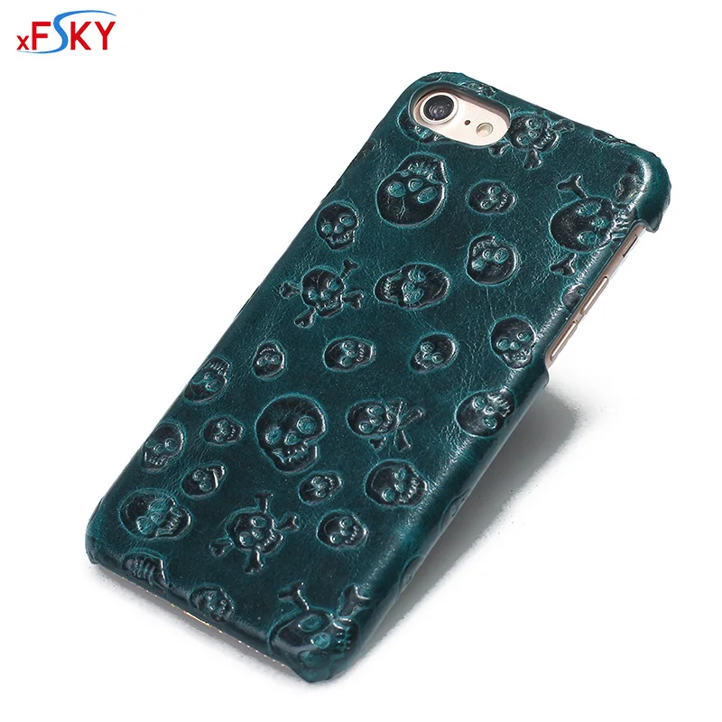 xFSKY Genuine Leather Case For Apple iphone 7 8 4.7inch Pirate Skull Pattern Protective Shell Brown Black Green Back Cover Capa
xFSKY Genuine Leather Case For Apple iphone 7 8 4.7inch Pirate Skull Pattern Protective Shell Brown Black Green Back Cover Capa