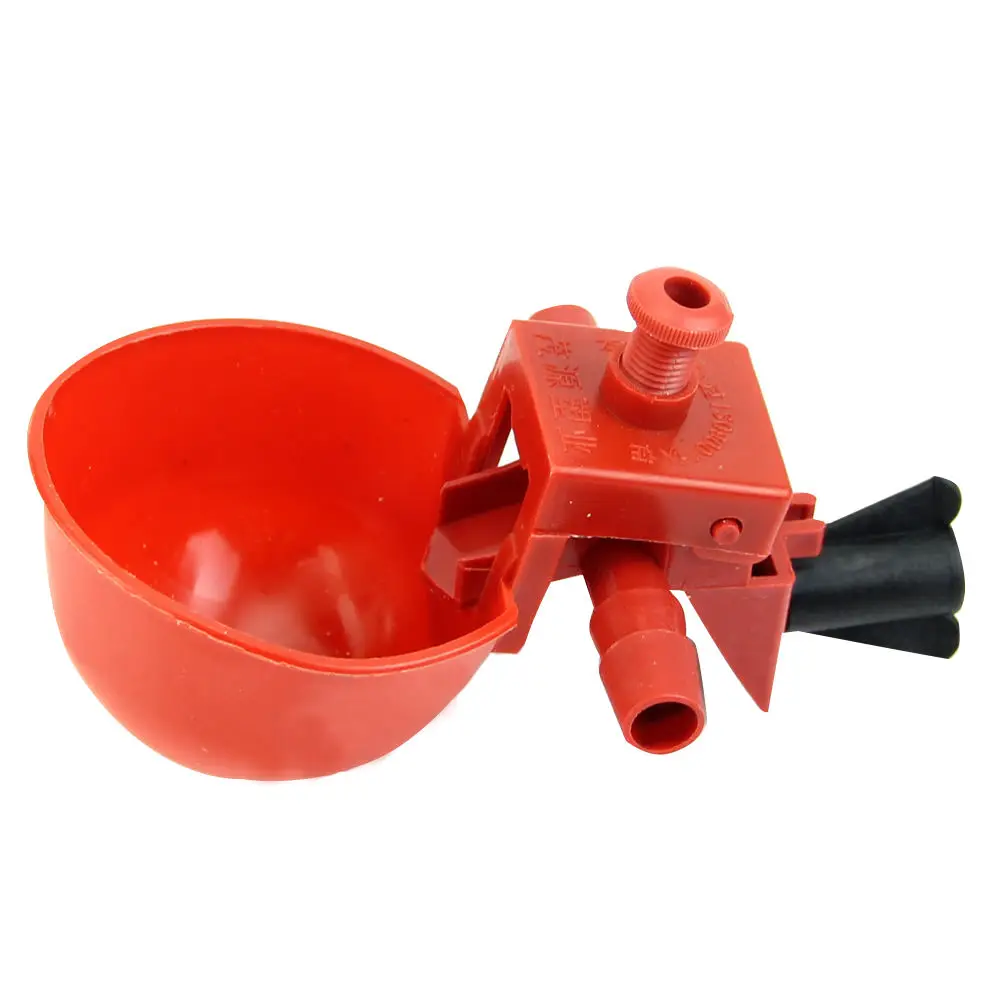 Hot Sale Red 5Pcs Bird Chicken Fowl Drinker Feed Automatic Poultry Water Drinking Cups
Hot Sale Red 5Pcs Bird Chicken Fowl Drinker Feed Automatic Poultry Water Drinking Cups