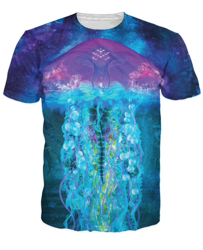 Luminescent Jellyfish T-Shirt colorful Jelly Fish vibrant tees Women Men 3d t shirt Galaxy Space Fashion Clothing Tops
Luminescent Jellyfish T-Shirt colorful Jelly Fish vibrant tees Women Men 3d t shirt Galaxy Space Fashion Clothing Tops