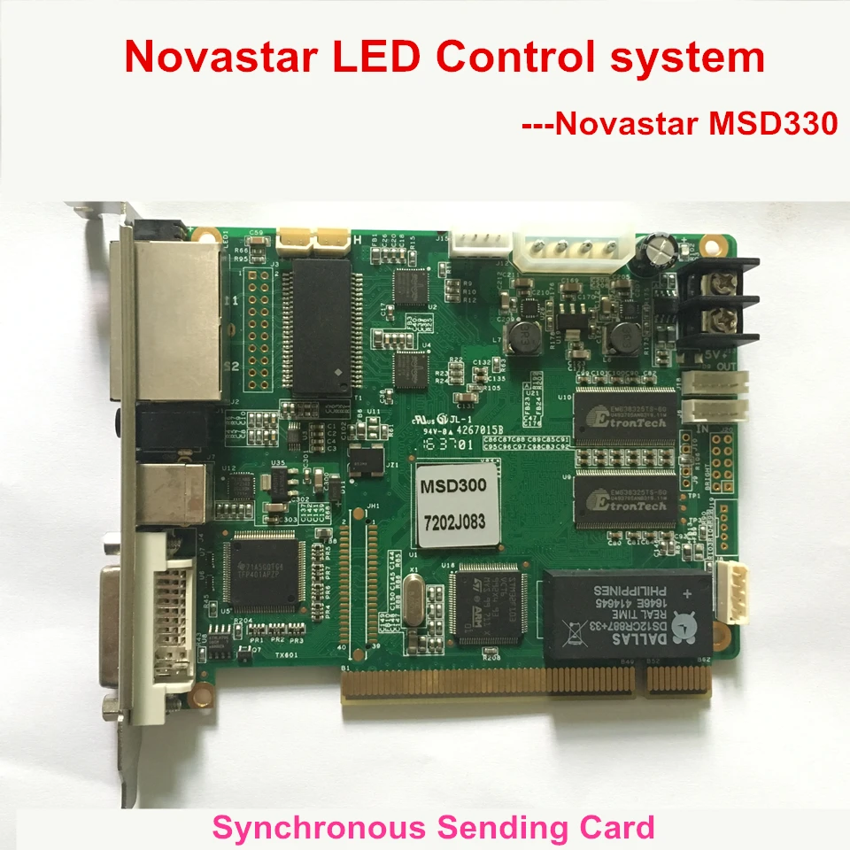NovastarMSD300 synchronous sending card widly use for P1.667/P1.875/P1.904/P1.923/P2/P2.5/P3/P4/P5/P6/P7.62/P8/P10 led screen
NovastarMSD300 synchronous sending card widly use for P1.667/P1.875/P1.904/P1.923/P2/P2.5/P3/P4/P5/P6/P7.62/P8/P10 led screen
