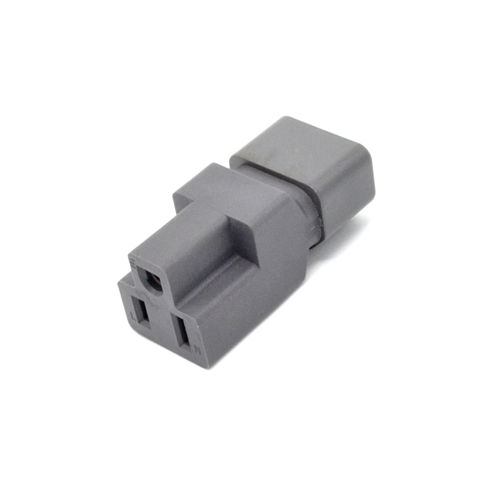 Universal Electrical Plug Adapter C14 to Nema 5-15R PDU PSU USP Power Adapter IEC male to US female Adapter Plug
Universal Electrical Plug Adapter C14 to Nema 5-15R PDU PSU USP Power Adapter IEC male to US female Adapter Plug