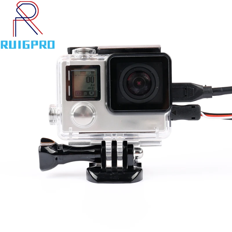 Ruigpro for Open Side Protector Shell Cover with Lens for FPV HDMI for Gopro Hero 3+/4
Ruigpro for Open Side Protector Shell Cover with Lens for FPV HDMI for Gopro Hero 3+/4