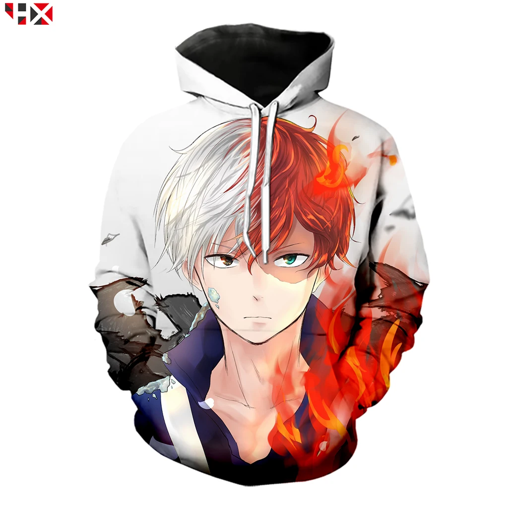 New 3D Printed Popular Anime My Hero Academia Men/Women Hoodie Todoroki Shoto Casual Long Sleeve with Hood Streetwear Tops S256
New 3D Printed Popular Anime My Hero Academia Men/Women Hoodie Todoroki Shoto Casual Long Sleeve with Hood Streetwear Tops S256