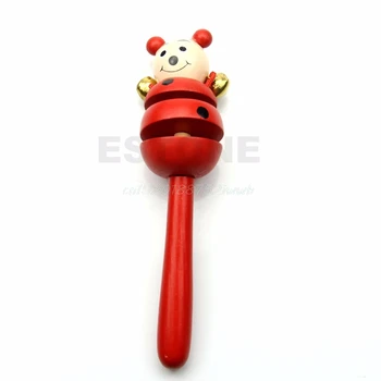 Kid Rattles Bell Toy Cartoon Animal Wooden Handbell Musical Education Instrument #T026#
Kid Rattles Bell Toy Cartoon Animal Wooden Handbell Musical Education Instrument #T026#