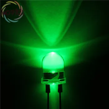 High Quality 10pcs/bag 10mm 0.5W Green LEDs 10mm High Power Ultra Bright Led Light Emitting Diodes 220KMCD Retail HOT SALE
High Quality 10pcs/bag 10mm 0.5W Green LEDs 10mm High Power Ultra Bright Led Light Emitting Diodes 220KMCD Retail HOT SALE