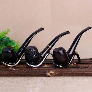 1Pcs High grade Black and ebony pipe 15.5x4.2x4.7 cm Smoking pipe Detachable Durable Smoking Cigarette Pipe Tobacco Cigar Pipes
1Pcs High grade Black and ebony pipe 15.5x4.2x4.7 cm Smoking pipe Detachable Durable Smoking Cigarette Pipe Tobacco Cigar Pipes