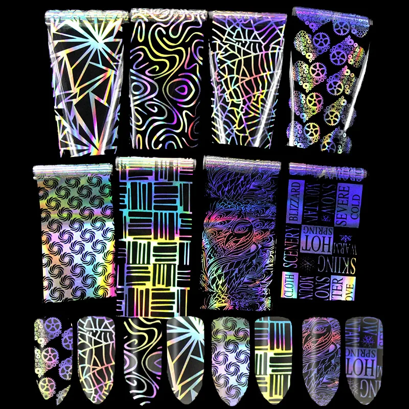 8 PCS 4*20cm Holographic Nail Foil Christmas 3D Transfer Sticker Manicure Nail Art Decals Water Slide
8 PCS 4*20cm Holographic Nail Foil Christmas 3D Transfer Sticker Manicure Nail Art Decals Water Slide