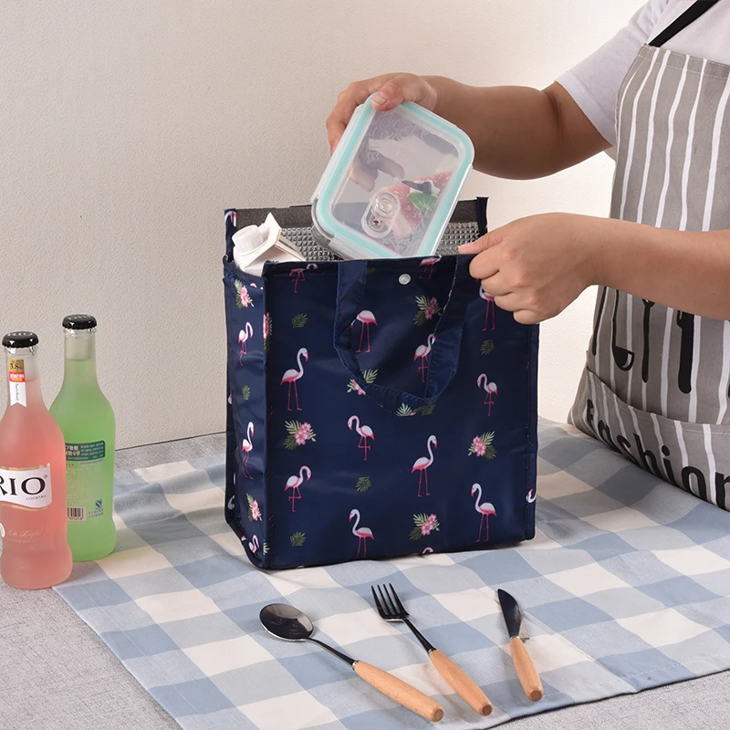 Fllding and Eco-Friendly Oxford cloth insulation bag takeaway lunch bag preservation waterproof lunch box bag lunch bag
Fllding and Eco-Friendly Oxford cloth insulation bag takeaway lunch bag preservation waterproof lunch box bag lunch bag