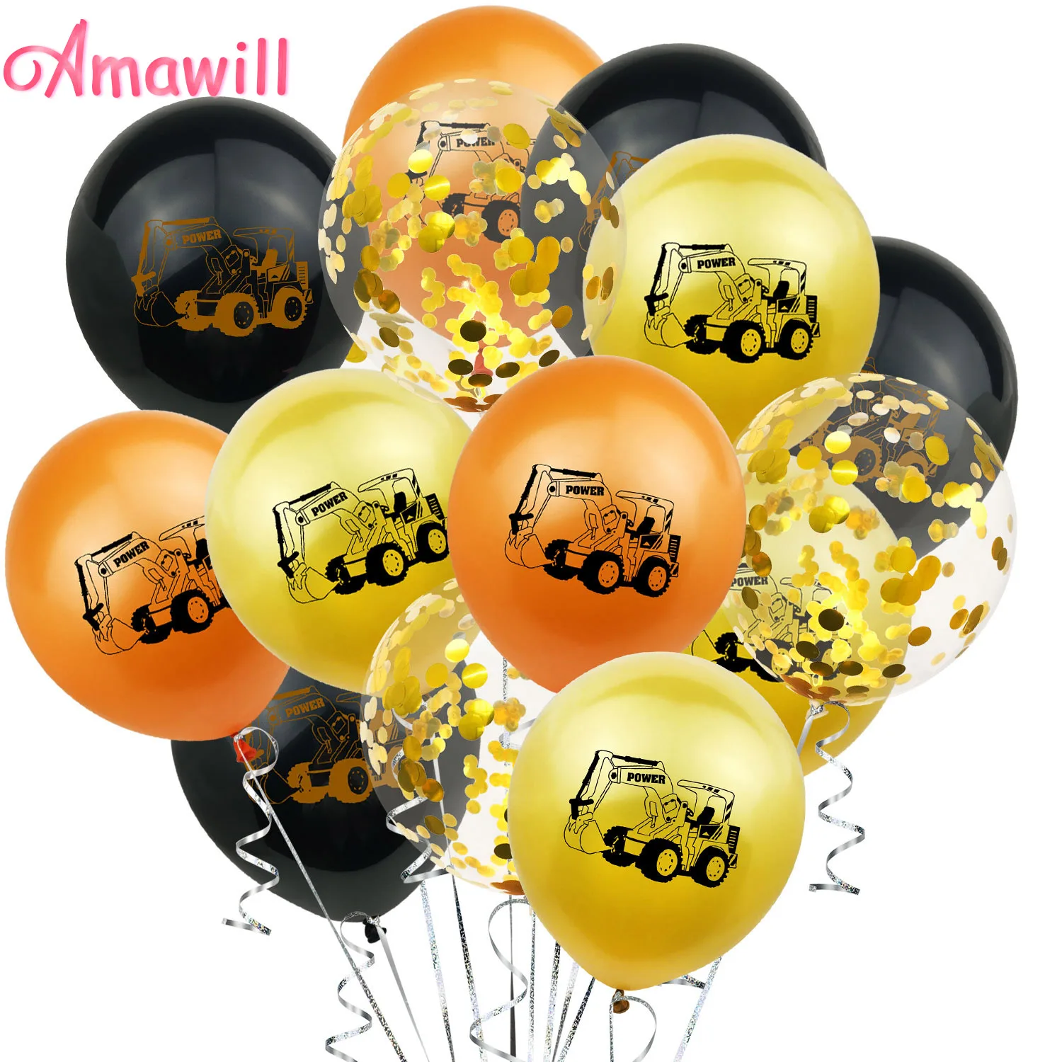 Amawill Construction Party Supplies Construction Vehicle Gold Latex Balloons For Kids Boys Builder Theme Birthday Party Decor 7D
Amawill Construction Party Supplies Construction Vehicle Gold Latex Balloons For Kids Boys Builder Theme Birthday Party Decor 7D