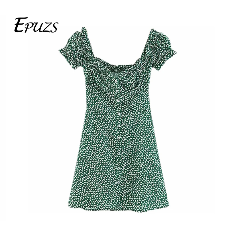 2019 retro boho mini beach dress elegant ruffle boho Summer dress women green floral bohemian dress elegant Korean vestidos
2019 retro boho mini beach dress elegant ruffle boho Summer dress women green floral bohemian dress elegant Korean vestidos