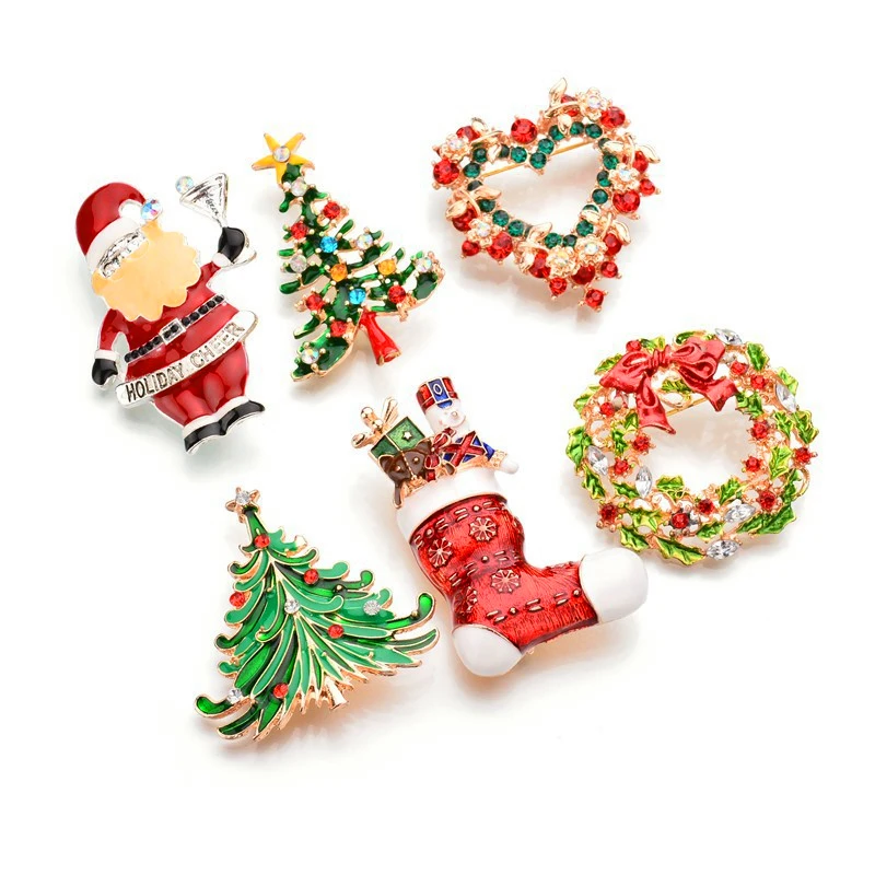 LOREDANA Christmas wreath brooch brooch Santa Claus Christmas tree costume pin accessory.Merry Christmas.
LOREDANA Christmas wreath brooch brooch Santa Claus Christmas tree costume pin accessory.Merry Christmas.