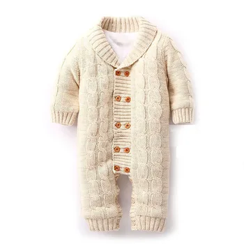 2018 High Quality Baby Romper Winter Clothes Cotton Thick Warm Knitted Sweater Infant Jumpsuits Newborn Boy Girl Romper outwear
2018 High Quality Baby Romper Winter Clothes Cotton Thick Warm Knitted Sweater Infant Jumpsuits Newborn Boy Girl Romper outwear