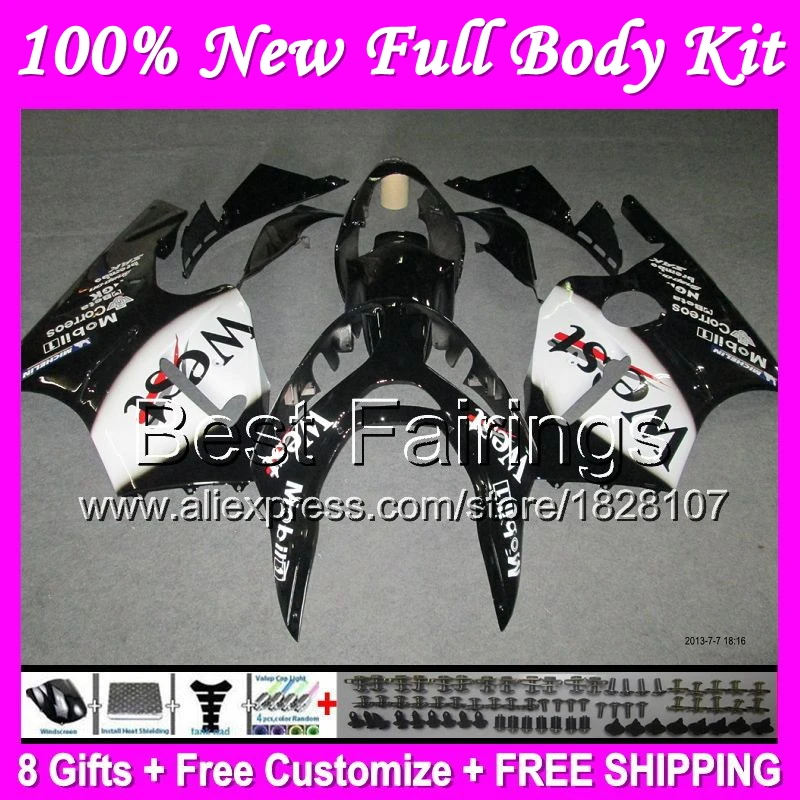 Fairing Black west For KAWASAKI NINJA ZX12R 00-01 ZX-12R ZX 12R B512 ZX 12 R 00 01 2000 ZX12 R 2001 black white +Decal
Fairing Black west For KAWASAKI NINJA ZX12R 00-01 ZX-12R ZX 12R B512 ZX 12 R 00 01 2000 ZX12 R 2001 black white +Decal