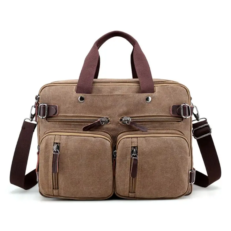 Casual Vintage Laptop Canvas Backpack Multifunction Messenger Bag 15 Inch Laptop Bag for Men
Casual Vintage Laptop Canvas Backpack Multifunction Messenger Bag 15 Inch Laptop Bag for Men