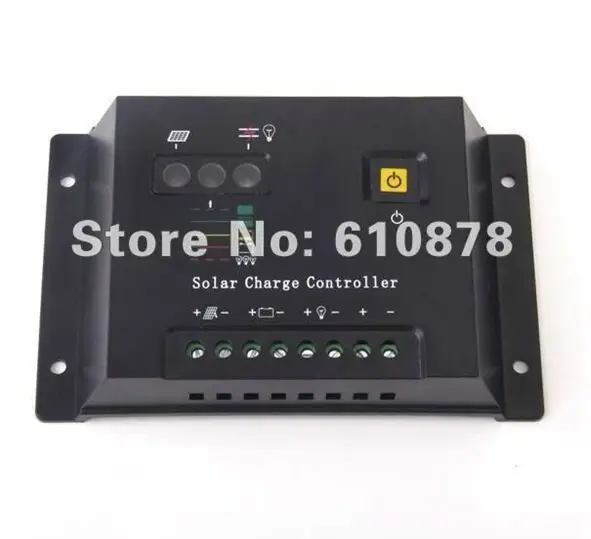 Safe Protection Auto Switch 10A 12V 24V Solar Charger Controller Regulator with LED Indication
Safe Protection Auto Switch 10A 12V 24V Solar Charger Controller Regulator with LED Indication