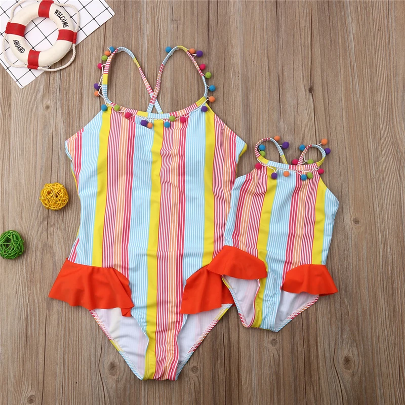 2019 Matching Mommy And Me Swimsuit Striped Family Swimwear One Piece Swimsuit Family Look Mother Daughter Bikini Beachwear
2019 Matching Mommy And Me Swimsuit Striped Family Swimwear One Piece Swimsuit Family Look Mother Daughter Bikini Beachwear
