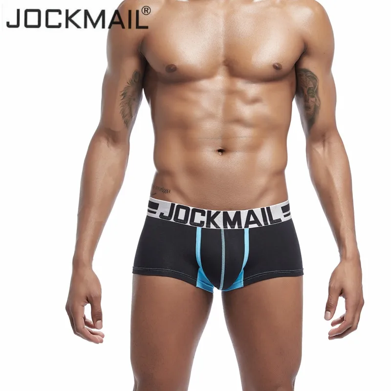 

New JOCKMAIL Brand Underwear Boxer Men Breathable Men's Boxers Male Underpants Sexy Panties Cotton Mens Bodysuit Trunks Pant