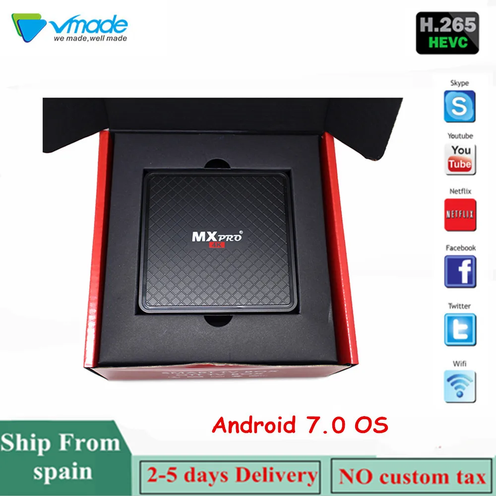 Vmade Android V96S Mini TV Box Allwinner-H3 Android 7.0 OS H.265/HEVC 1GB+8GB Support WIFI YouTube 1080p 4K Smart Media Player
Vmade Android V96S Mini TV Box Allwinner-H3 Android 7.0 OS H.265/HEVC 1GB+8GB Support WIFI YouTube 1080p 4K Smart Media Player