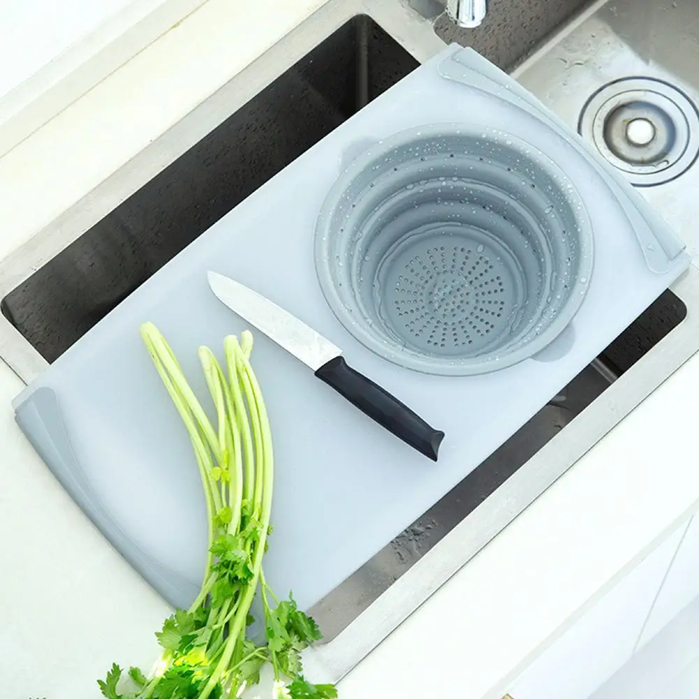 3 IN 1 Multi-function Sink Drain Basket Cutting Board Chopping Blocks Food Vegetable Meat Fruit Storage Tray Blocks
3 IN 1 Multi-function Sink Drain Basket Cutting Board Chopping Blocks Food Vegetable Meat Fruit Storage Tray Blocks