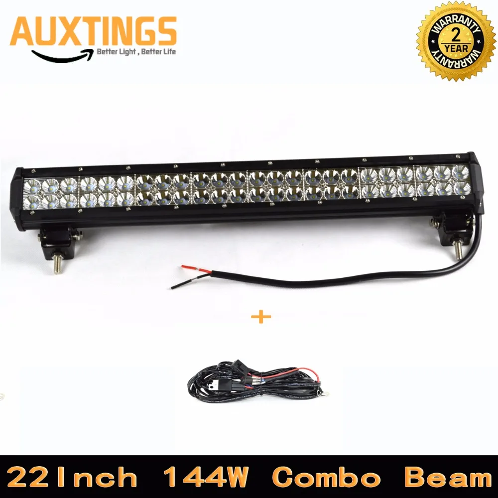 DISCOUNT FREE SHIPPING IP67 22" inch 144W WATT led light bar COMBO Beam factory direct sell led light bar offroad car
DISCOUNT FREE SHIPPING IP67 22" inch 144W WATT led light bar COMBO Beam factory direct sell led light bar offroad car