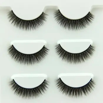 New 3 Pairs Luxurious 3D False Eyelashes Cross Natural Long Eye Lashes Makeup 2JY21
New 3 Pairs Luxurious 3D False Eyelashes Cross Natural Long Eye Lashes Makeup 2JY21