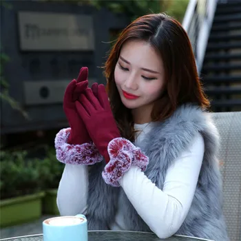 Winter Warm Stretch Cotton Gloves Women Ladies Full Finger Faux Fur Glove Mittens Winter Accessories Gants Femme
Winter Warm Stretch Cotton Gloves Women Ladies Full Finger Faux Fur Glove Mittens Winter Accessories Gants Femme