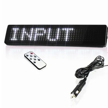12v 7X41Pixel Scrolling Car LED Display English Remote Control LED Car Display Board LED Programmable Message Sign Diy kit
12v 7X41Pixel Scrolling Car LED Display English Remote Control LED Car Display Board LED Programmable Message Sign Diy kit
