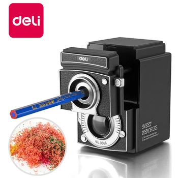 Deli 1PCS Manual Pencil Sharpener Vintage Camera Pencil Sharpener Creative Hand Pencil Sharpener Student Gift Pencil Sharpener
Deli 1PCS Manual Pencil Sharpener Vintage Camera Pencil Sharpener Creative Hand Pencil Sharpener Student Gift Pencil Sharpener