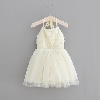 2018 New Girl Summer Princess Dress Stereo Flower Backless Sleeveless Halter Lace Dress Kids girls Tulle Party Dresses 2-6Y
2018 New Girl Summer Princess Dress Stereo Flower Backless Sleeveless Halter Lace Dress Kids girls Tulle Party Dresses 2-6Y