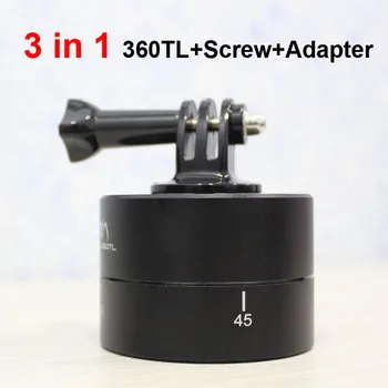 Time Lapse Stabilizer 360 Degrees Panning Rotating Camera Mount Tripod Adapter for Gopro Hero 2 3 4 SJ4000 SJ5000 Xiaomi Yi DSLR
Time Lapse Stabilizer 360 Degrees Panning Rotating Camera Mount Tripod Adapter for Gopro Hero 2 3 4 SJ4000 SJ5000 Xiaomi Yi DSLR