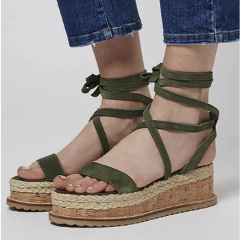 Vogue Lace Up Rome Gladiator Sandals Women Fishmen Chunky Platform Sandals Wedges Espadrilles Summer Beach Shoes Women SWC0028
Vogue Lace Up Rome Gladiator Sandals Women Fishmen Chunky Platform Sandals Wedges Espadrilles Summer Beach Shoes Women SWC0028