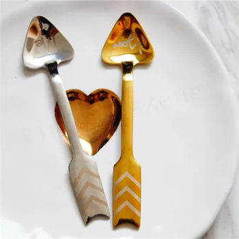 Stainless Steel Coffee Dessert Spoon Creative Cupid Arrow Love Spoon Ice Cream Yogurt Honey Spoon
Stainless Steel Coffee Dessert Spoon Creative Cupid Arrow Love Spoon Ice Cream Yogurt Honey Spoon
