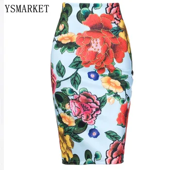 Imitation Embroidery Flower Print Bag Hip Split Tight Skirt Slim Midi High Waist Skirts Pencil Office Lady Clothes A0801
Imitation Embroidery Flower Print Bag Hip Split Tight Skirt Slim Midi High Waist Skirts Pencil Office Lady Clothes A0801