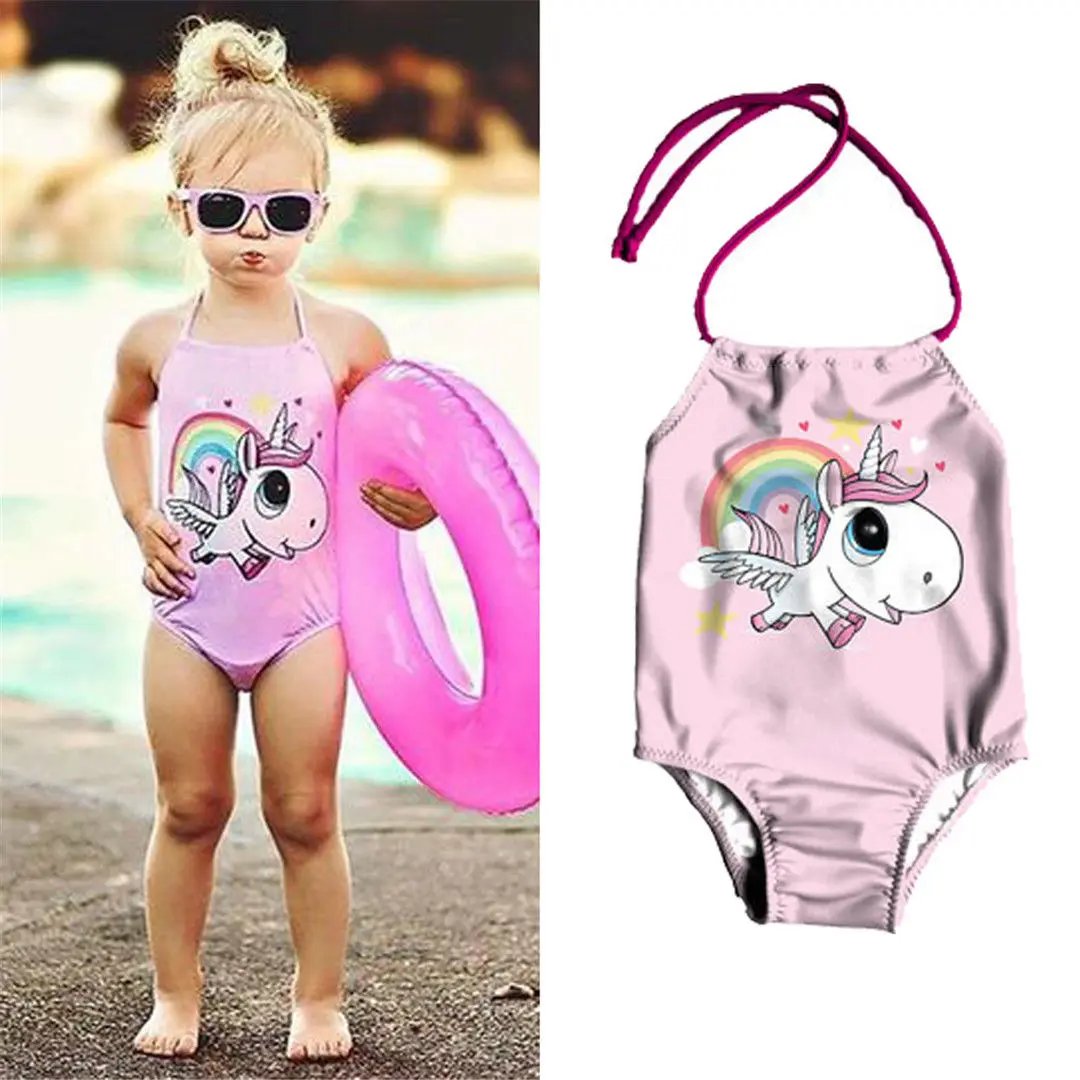 Фото Hot Holiday 0-24Months Kid Baby Girls Cute Unicorn Bikini Swimwear Swimsuit Bathing Suit Beachwear | Мать и ребенок