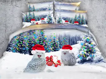 3d printed bedspread coverlets duvet covers bedding set twin full queen king cal king size woven 500TC Christmas Owl snow white
3d printed bedspread coverlets duvet covers bedding set twin full queen king cal king size woven 500TC Christmas Owl snow white