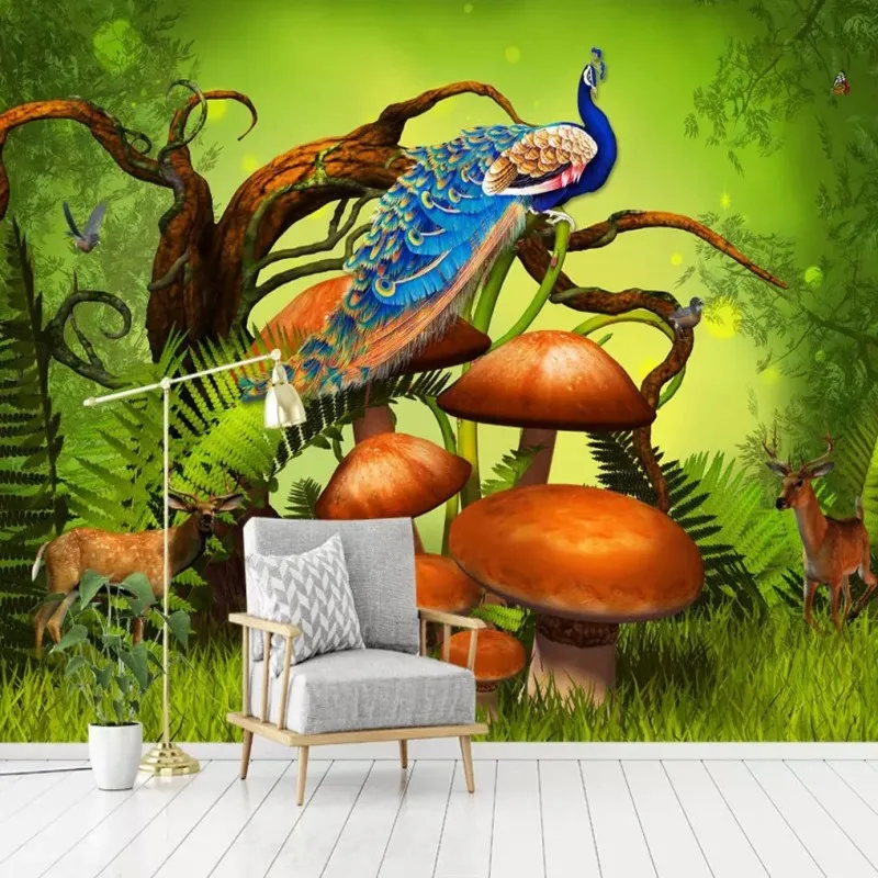 Mysterious Primary Forest Animal Wallpaper 3D stereo Mural Theme Space Background Wall Children Room Wallpaper Murals
Mysterious Primary Forest Animal Wallpaper 3D stereo Mural Theme Space Background Wall Children Room Wallpaper Murals