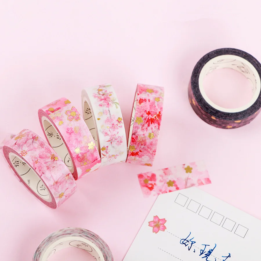 Pink sakura decoration masking tapes Japanese Sakura washi tapes sticker for album notebook mobile Stationery FJ388
Pink sakura decoration masking tapes Japanese Sakura washi tapes sticker for album notebook mobile Stationery FJ388