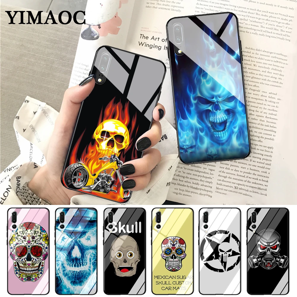 YIMAOC Mexican Sugar Skull Moto Glass Case for Huawei P10 lite P20 Pro P30 P Smart honor 7A 8X 9 10 Y6 Mate 20
YIMAOC Mexican Sugar Skull Moto Glass Case for Huawei P10 lite P20 Pro P30 P Smart honor 7A 8X 9 10 Y6 Mate 20