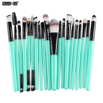 

MAANGE 20pcs Rose Gold Makeup Brushes sets Professional Eyeshadow Cosmetics Blusher Powder Foundation Concealer Make up Brush #5