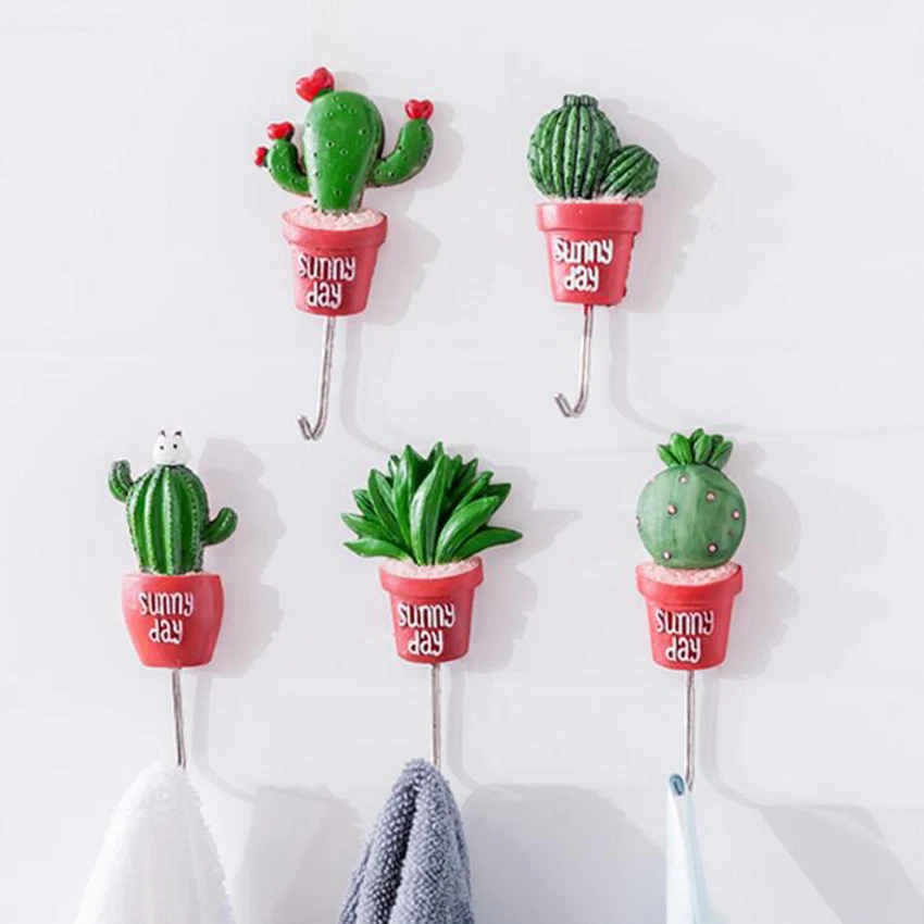 Wall Hook Cactus Adhesive Artificial Flower Pot plant Home Decor Storage Organizer Key Rack Bathroom Kitchen Towel Hanger
Wall Hook Cactus Adhesive Artificial Flower Pot plant Home Decor Storage Organizer Key Rack Bathroom Kitchen Towel Hanger